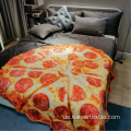 Super weicher Flanell Fleece Burrito Tortilla Pizza Decke